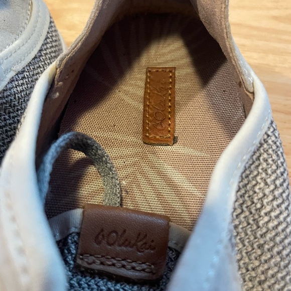 OluKai Womens Pehuea Li shoes Gray Comfort Sneakers Size 9.5 Beach Surf - Picture 5 of 8